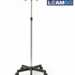 Atril portasuero doble para uso hospitalario.leamgo